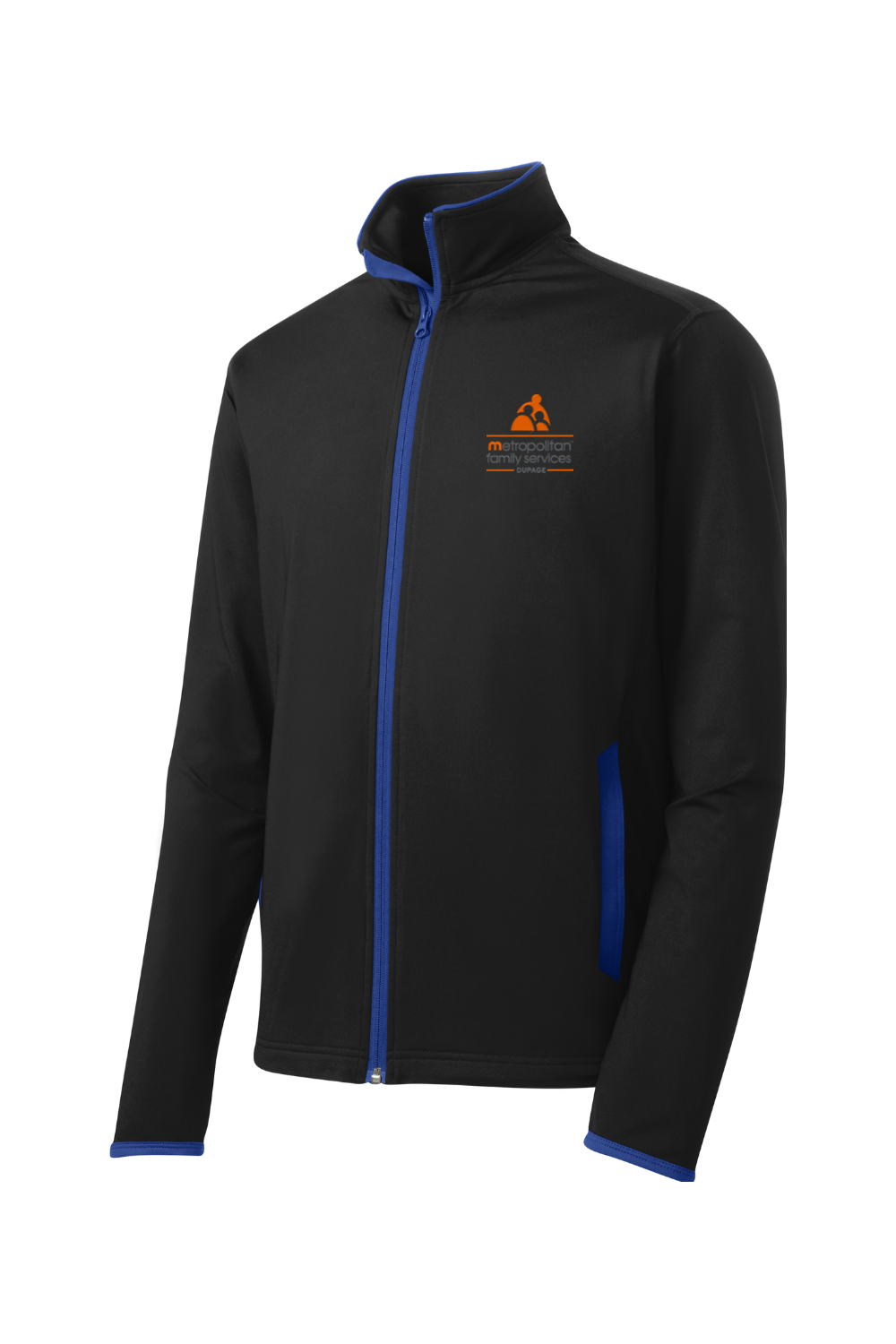Sport-Tek Sport-Wick Stretch Contrast Full-Zip Jacket