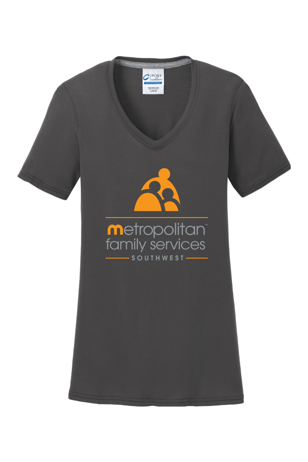 Port & Company Ladies Performance Blend V-Neck Tee