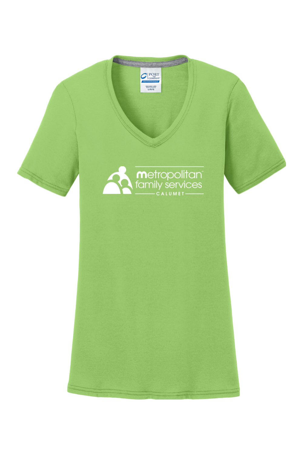 Port & Company Ladies Performance Blend V-Neck Tee