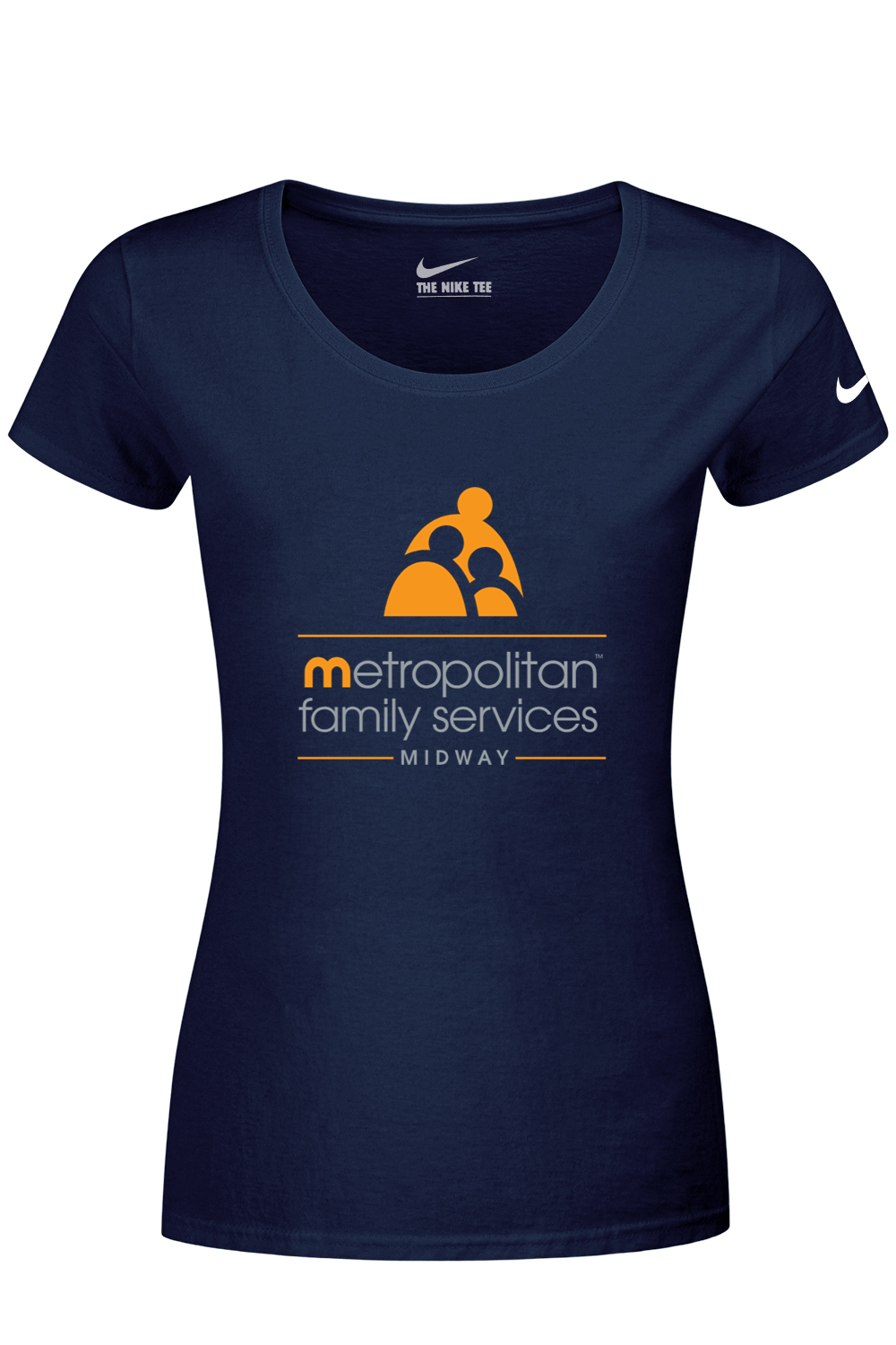Nike Ladies Dri-FIT Cotton/Poly Scoop Neck Tee