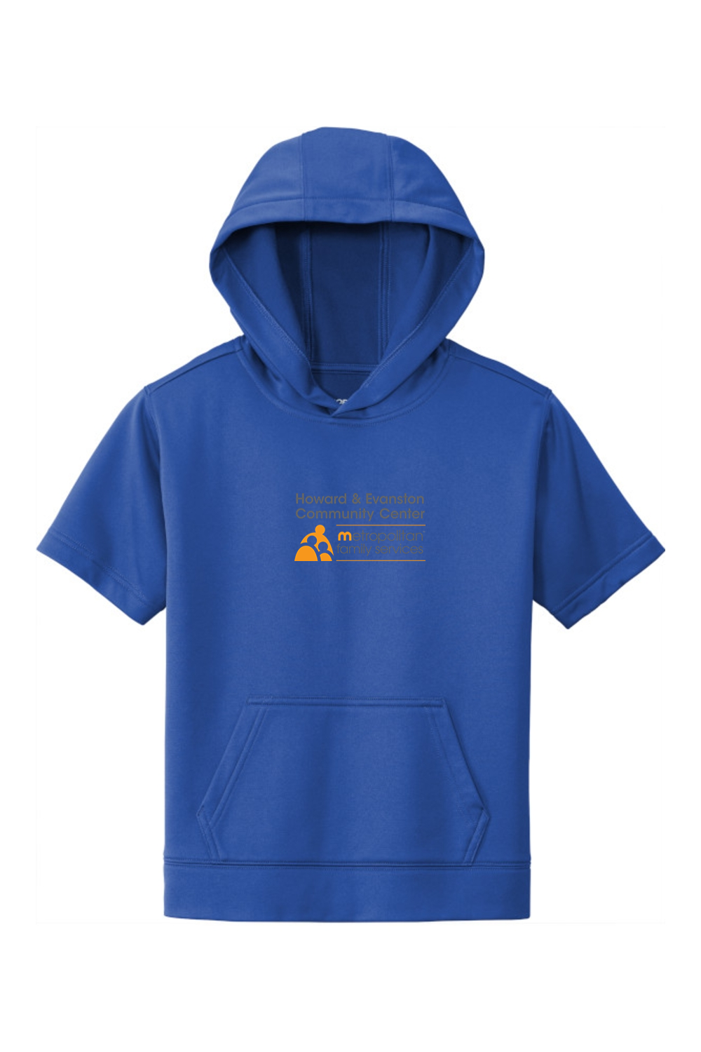 Sport-Tek Youth Sport-Wick Fleece Short Sleeve Hooded Pullover