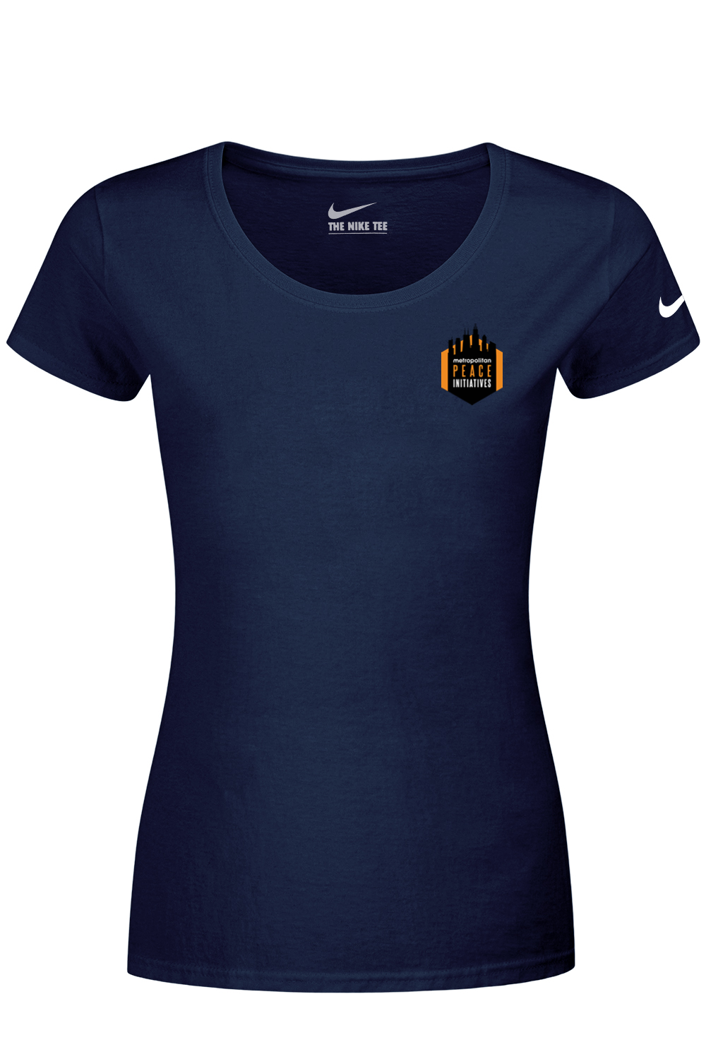 Nike Ladies Dri-FIT Cotton/Poly Scoop Neck Tee