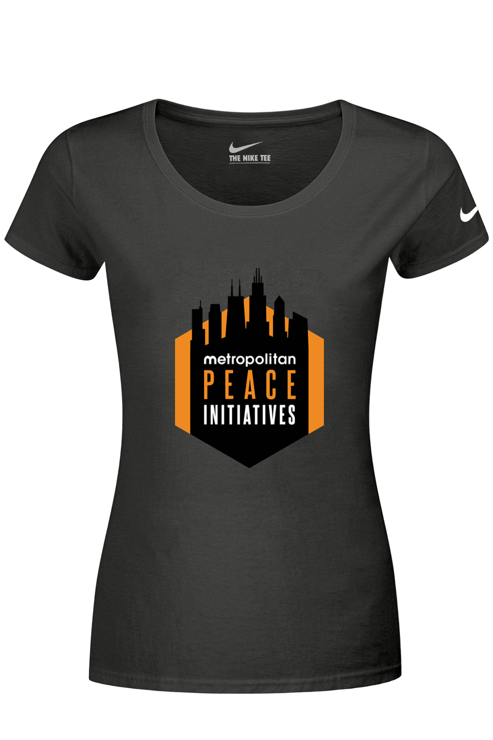 Nike Ladies Dri-FIT Cotton/Poly Scoop Neck Tee